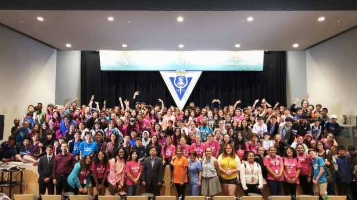 산후안 대학에서 열린 IYF 한국어캠프