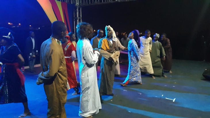 코트디부아르 선교학생들의 연극