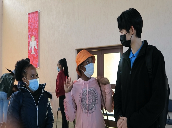 레소토 학생들 인터뷰