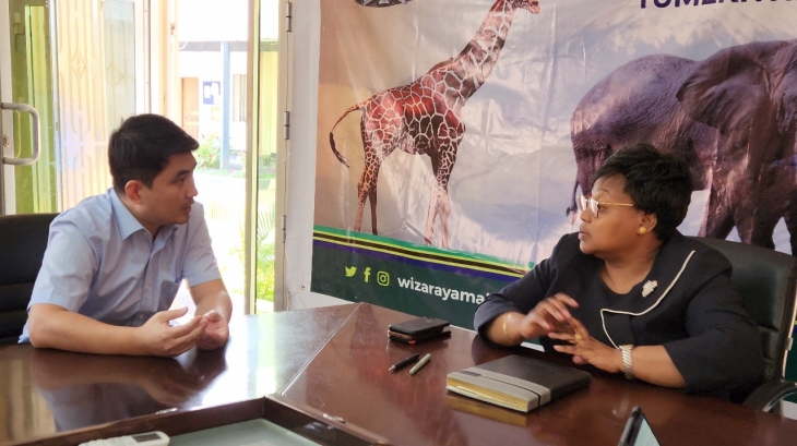 IYF의 마인드교육에 관심을 가지고 집중하는 탄자니아 자연관광부 장관
