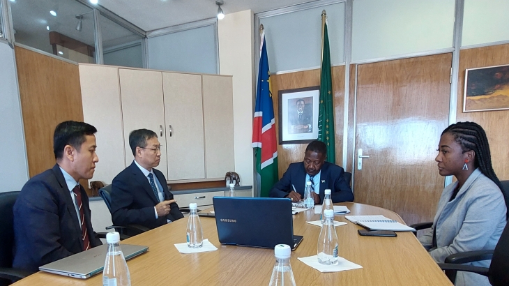 나미비아 외교부 차관 외 실무진과의 면담
