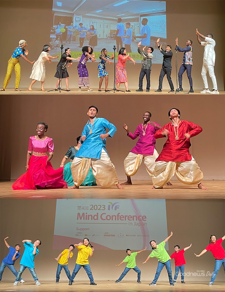 굿뉴스코 해외봉사단원들의 아카펠라, 문화공연과 사파리 재팬 학생들의 댄스를 선보였다.