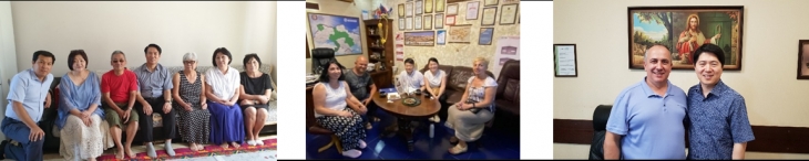 키르기스탄 교회 CLF 초청     새로운삶 선교회의 설립자 표도르 목사부부와 함께   비숍 비탈리 목사와의 만남