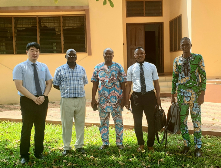 그리스도의 교회 베냉 신학교 관계자들과의 만남