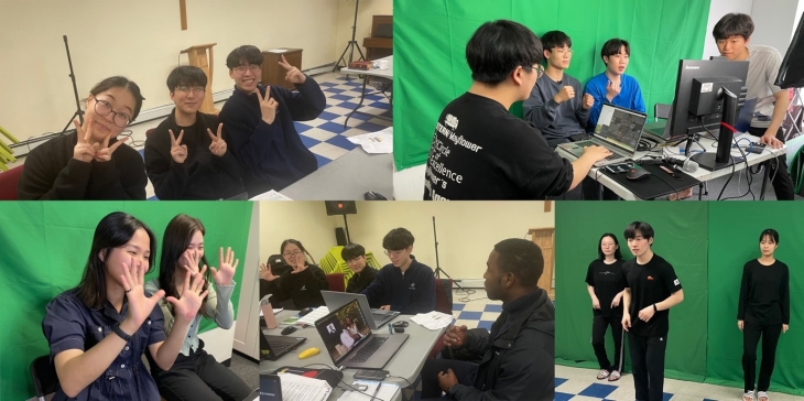 한글 캠프의 강연과 프로그램을 준비하는 20기 굿뉴그코 단원들