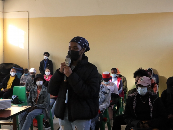 코리아 캠프에 참석하고 있는 레소토 현지 학생들