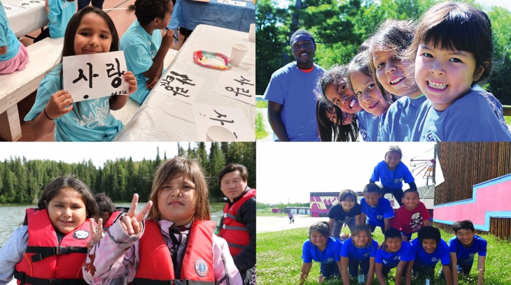 2014년부터 미국과 캐나다의 인디언 마을에서 열리고 있는 IYF 청소년 캠프
