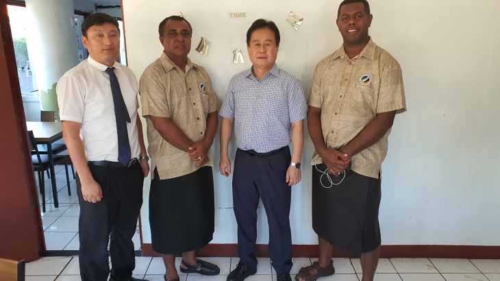 피지 서부 지역 총 담당 주지사와의 만남