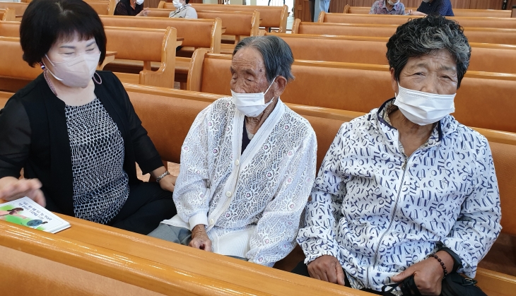 시어머니 김경심씨(103세)와 며느리 김점애씨(75세) 함께 신앙상담