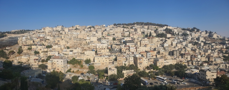 다윗의 성에서 바라본 예루살렘 전경